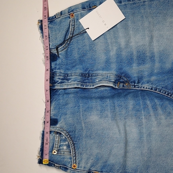 IRO . Jeans Frayed waist and Hem Denim Skirt - Picture 3 of 11